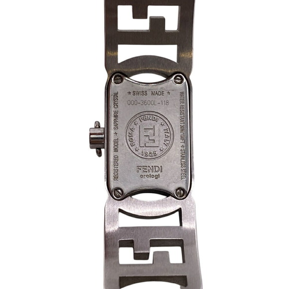 FENDI 3600L F Belt Watch Analog Digital Silver Women\'s main image 9